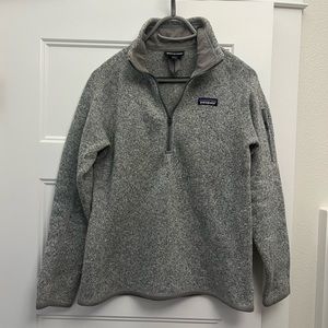 Women’s Patagonia Better Sweater 1/4 zip, Birch White